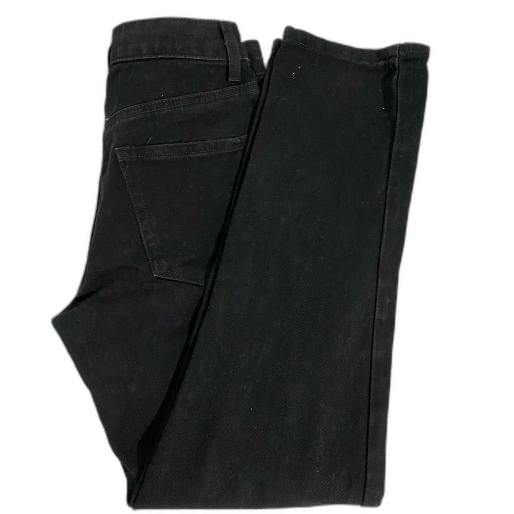 NEW Forever 21 Women’s Premium Jeans in Black, Boyfriend Stressed size 24 NWT